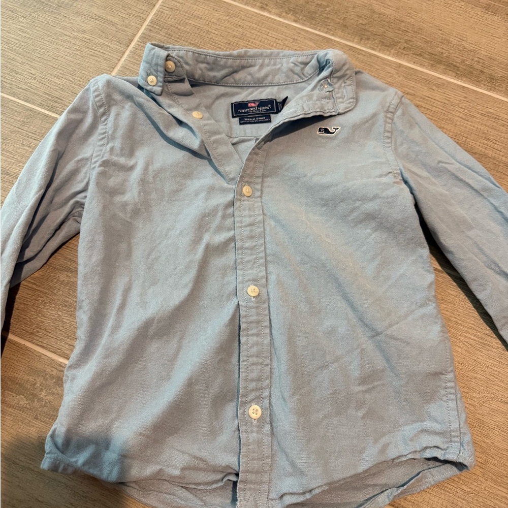 Vineyard Vines Light Blue Kids Button-Down Shirt